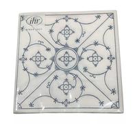 Serviette de table Lunch 33X33 Jetable IHR Paquet de 20 - Indisch Blau