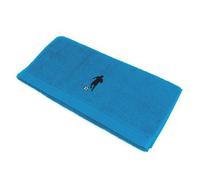 Serviette de toilette 50x100 cm 100% coton 550 g/m2 PURE FOOTBALL Bleu Turquoise