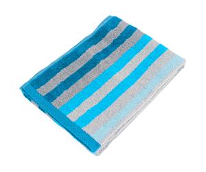 Serviette de toilette 50x100 cm PURE STRIPES turquoise