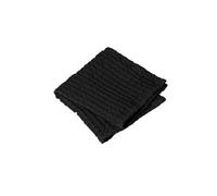 Serviette de toilette CARO, set de 2 pc, 30 x 30 cm, noir, Blomus