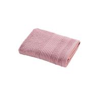 Serviette De Toilette En Éponge Unie Bois De Rose 50 X 90 Cm