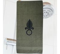 SERVIETTE DE TOILETTE 2 REP LEGION ETRANGERE KAKI 10050 100% COTON PARACHUTISTE