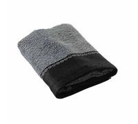 Douceur d'Intérieur Serviette de toilette Majesty 50 x 90 cm Éponge Jacquard Anthracite