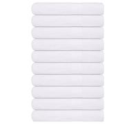 Vidaxl Serviettes D'invité 50 Pcs Blanc 30x50 Cm 360 G/M² 100% Coton
