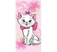 Serviette - Disney - Aristochats Marie - 100% Coton - Rose - 70x140 cm