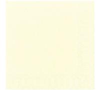 Serviette - DUNI - 33x33cm - 3 plis - Crème - Lot de 20