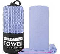 Serviette en microfibre douce, respirante, absorbante, à séchage rapide, disponible en plusieurs tailles. Idéale pour les activités de plein air telles que les plages, le yoga, la course et les voyage