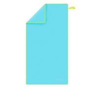 Serviette en microfibre - Nils Aqua - 140x70 cm - Bleu clair - Super absorbant - Séchage rapide - Compact