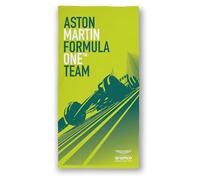 Serviette F1 sous Licence Officielle Aston Martin | Toucher Ultra-Doux, Motif Ailes | Idéale pour la Maison, la Salle de Bain, la Plage et la Piscine | 100% Coton | 150 cm x 75 cm | Vert