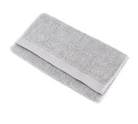 Serviette invité 30x50 cm 100% coton peigné ALBA argent
