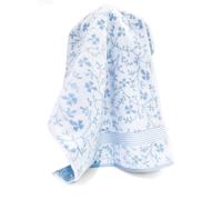 Serviette invité 33x33 cm VINTAGE FLORAL Bleu 550 g/m2
