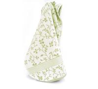 Serviette invité 33x33 cm VINTAGE FLORAL Vert 550 g/m2