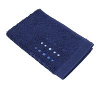 Serviette invité 33x50 cm 100% coton 550 g/m2 PURE POINTS Bleu Marine