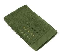 Serviette invité 33x50 cm 100% coton 550 g/m2 PURE POINTS Vert Kaki