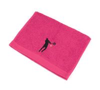 Serviette invite 33x50 cm 100% coton 550 g/m2 PURE TENNIS Rose Fuchsia