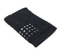 Serviette invité 33x50 cm PURE SQUARES Noir 550 g/m2