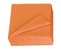 Serviette Lotus papier orange - paquet de 150