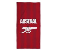 Serviette Officielle Arsenal FC Character World | Toucher Ultra Doux, Motif Lightning | Idéale pour la Maison, Le Bain, la Plage et la Piscine | Taille Unique 75 cm x 150 cm | 100% Coton
