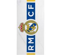 Serviette Real Madrid 70x140 séchage Ultra Rapide et Toucher Extra Doux - Serviette Real Madrid pour la Plage, la Piscine ou la Salle de Bain, Design Unique et Licence Officielle