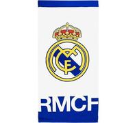 Serviette Real Madrid 70x140 séchage Ultra Rapide et Toucher Extra Doux - Serviette Real Madrid pour la Plage, la Piscine ou la Salle de Bain, Design Unique et Licence Officielle