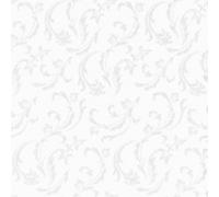 Papstar #84994 Lot de 50 Serviettes « Royal Collection » à Pliage 1/4 Blanc 40 x 40 cm