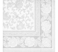 Serviette 'ROYAL Collection Ornaments', blanc