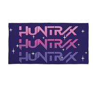 Serviette sous Licence Officielle K-Pop Demon Hunters | Toucher Ultra-Doux, Motif « Sing » | Idéale pour la Maison, la Salle de Bain, la Plage et la Piscine | 100% Coton | 140 cm x 70 cm | Violet