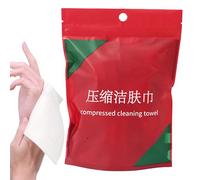 Serviettes compressées, serviettes de toilette pour voyage, 20 fois compressées | Accessoire emballé individuellement - doux et doux pour la peau pour le nettoyage, douche