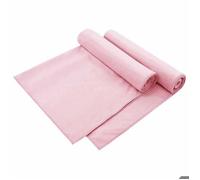 Serviettes de chaise d'extérieur rose Lot de 2 - 130 x 60 cm - Rose - COCO - draps de bain - Polyester - léger 308xee30g