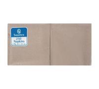Serviettes de cocktail compostables, marron, 25 cm