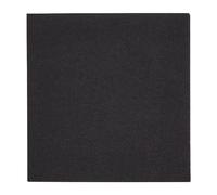 Serviettes de cocktail recyclables Fiesta noires 24 cm (4000 pièces)