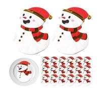 Serviettes de Noël en absorbantes pour décoration de vacances | Serviette en papier motif bonhomme de neige de Noël pour dîner, école, restaurant, café, église, centre commercial, mariage