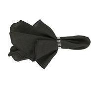 Serviettes de table Broste Copenhagen GRACIE X2 Noir 45x45 cm
