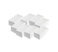 Serviettes en cellulose blanches pliées en 1/8, 12 x 8,5 cm, pour bistro, casse-croûte, restauration, restauration de tissus, compatibles avec les distributeurs Cabanaz (Barista 8 x 250 pièces)