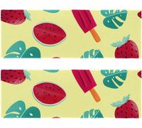 Serviettes en microfibre - Serviette de sport, serviette de voyage - Séchage rapide, absorption de la transpiration - Douces et respectueuses de la peau - Dimensions : 29,5 x 81,5 cm - Disponibles en 