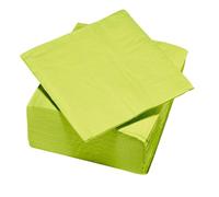 Serviettes en Ouate de Cellulose Anis - Certifié FSC - Lot de 50 2 feuilles - 33x32cm - Le Nappage
