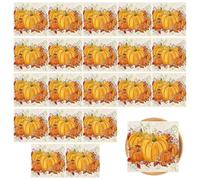Serviettes en papier automne 20 Pièces Absorbantes Décoratives