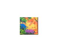 Serviettes en papier de fête - Motifs dinosaures - Amscan