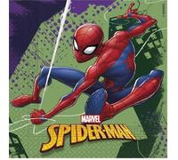 Marvel Lot de 20 Serviettes en Papier Spiderman Team up 33x33 cm