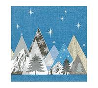 Serviettes en papier Peak Mountains 33 x 33 cm. 20u.