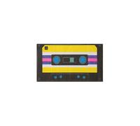 Santex Serviettes en papier 90's Cassette 7281-99, Multicolores 3 plis Sachet 20