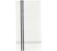 Serviettes en papier STRIPE, set de 12 pc, blanc/gris, Nicolas Vahé