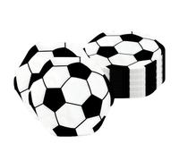 Serviettes Fête Football - 20 Pièces Articles D'Anniversaire | Serviettes Cocktail Ballons De Sport,Pour Adolescents Adultes Célébration Banquet Maison Journée Sportive Événement Soirée