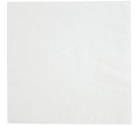 Serviettes Snacking 2 Plis Pliage 1/4 Recyclable 330 mm Blanches x 2000 Fiesta 1 G
