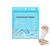 Serviettes Visage Compressées | 6 Serviettes Visage en Coton | Mini serviette compacte réutilisable | Pour Femmes Hommes Voyageurs Hôtel Resort Camping Gym Randonnée Plage Voyage Routier Salon