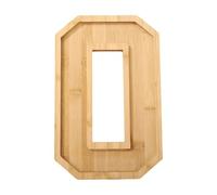Serving Tray - Grand plateau de service réutilisable en bois pour gâteau d'anniversaire, décoration de table pour bonbons au chocolat, durable, parfait pour les fêtes de Milestone et les événements