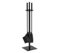 VOUNOT® Serviteur de cheminée ensemble 4 pieces en metal noir