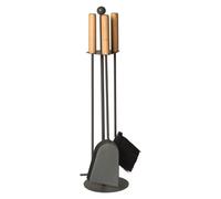 Serviteur de cheminée Lienbacher 3 pièces, anthracite