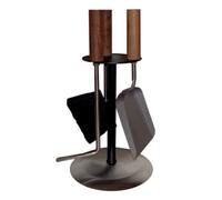 Serviteur de cheminée Lienbacher Rondo 3 pièces, noir