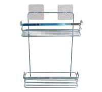 Serviteur de Douche 2 Niveaux Filaire Premium 35cm Chrome